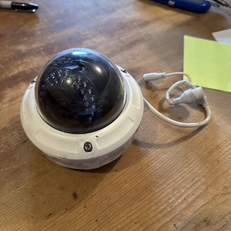 IP Security Dome Camera White Tested & Working HNC304-VDZ Nice gallery