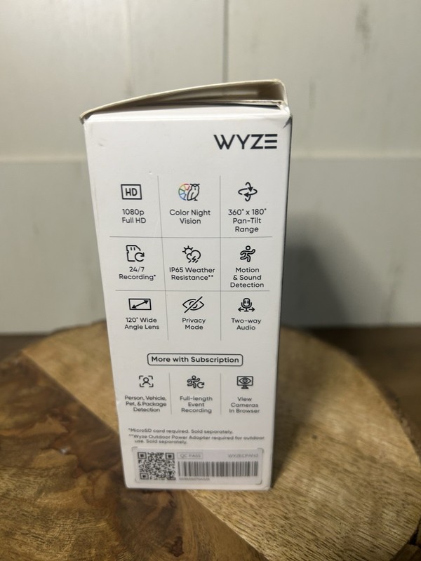 Wyze Cam Pan v3 Outdoor Security Camera - 1080p - NIGHT VISION - OPEN BOX gallery