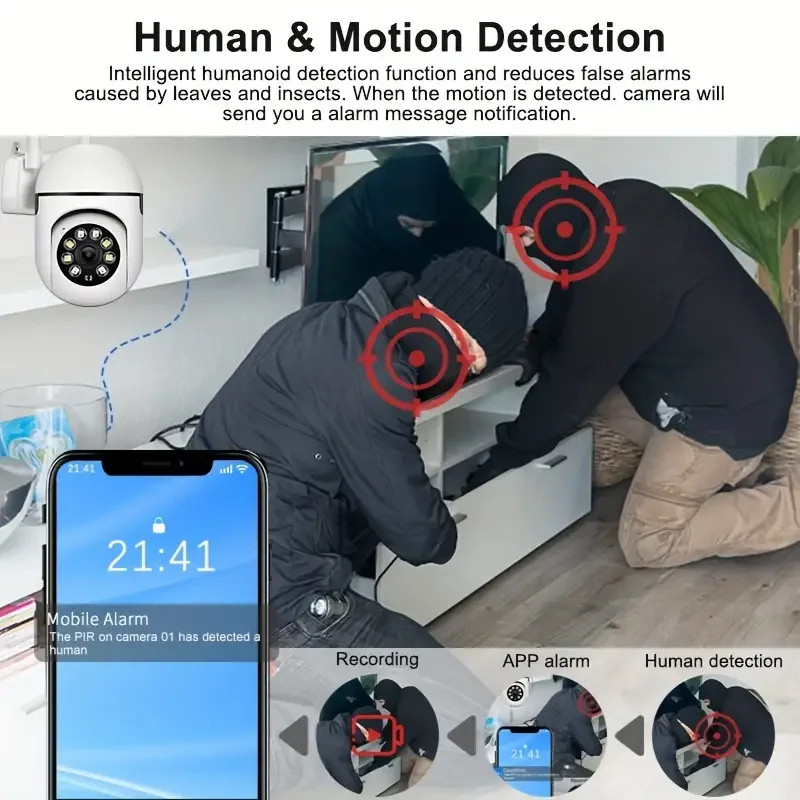1080P Wireless Security Camera System Outdoor Indoor 5G Wifi Night Vision Camera gallery