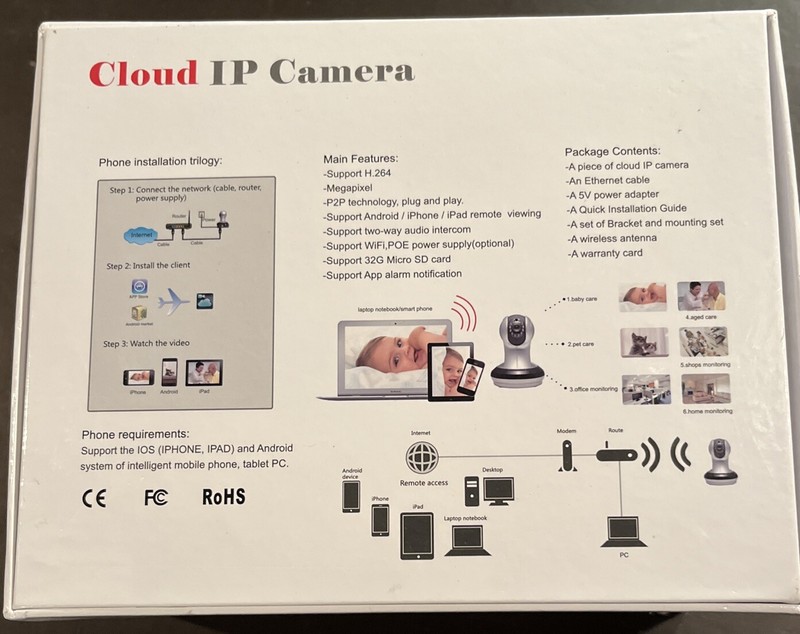 Fujikam If-361 Wireless Two-way Audio Night Vision gallery