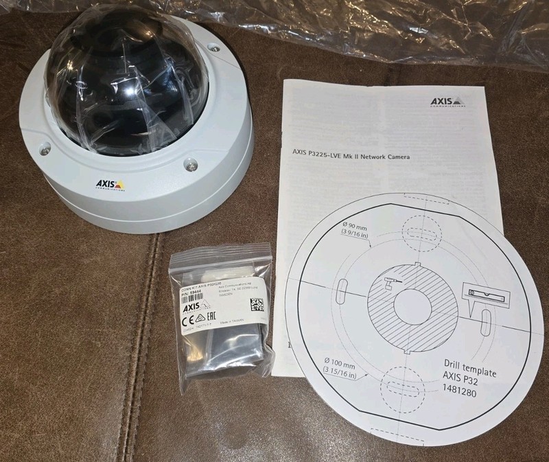 AXIS P3225-LVE MKII Network Dome Camera Security New- No Box gallery