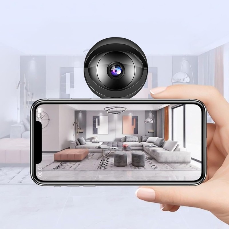 2026 WiFi Mini Camera 1080P Hide Cameras, Wireless Indoor Remote Camera, 150°... gallery