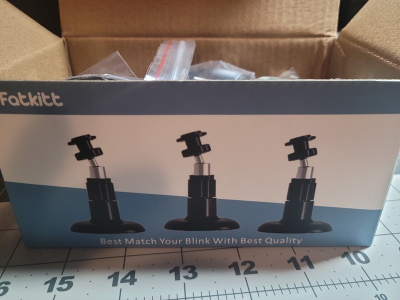 360 Adjustable Blink Camera Mounts for Indoor Outdoor Security - 3 Pack New gallery