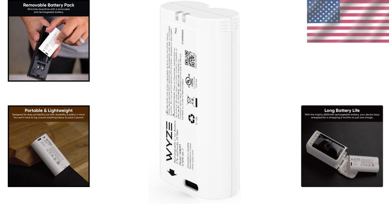 Wyze Battery Pack for Battery Cam Pro and Duo Cam - 6200mAh gallery