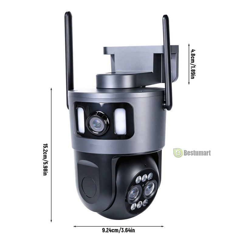 8MP 4K WiFi Security Camera 10X Zoom 5G & 2.4g Outdoor Two Way Audio Home Cam gallery