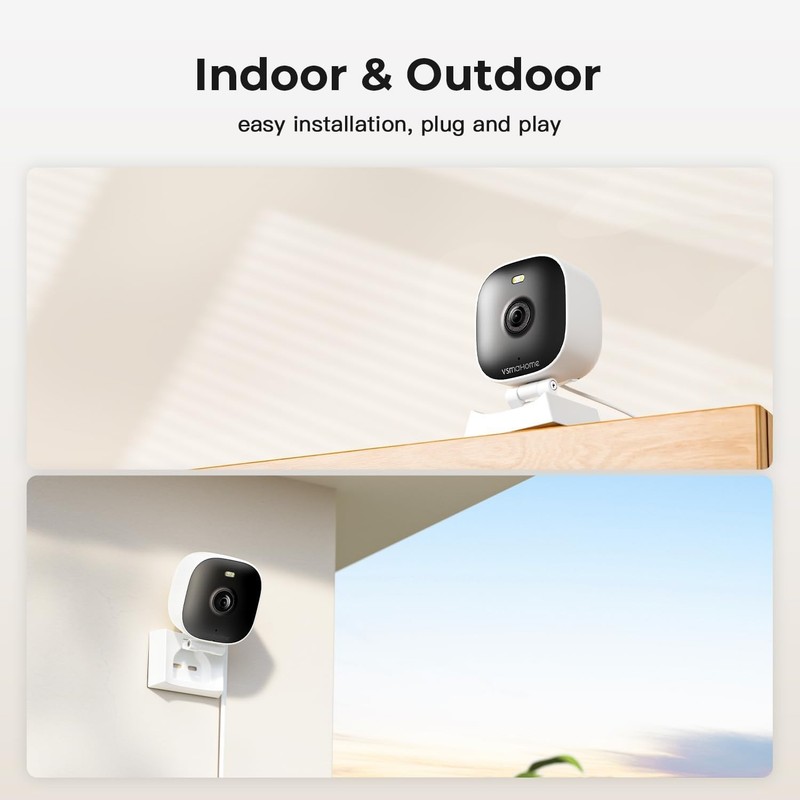 Wireless Indoor/Outdoor 2K Security Camera with 24/7 Recording & Motion Alerts gallery
