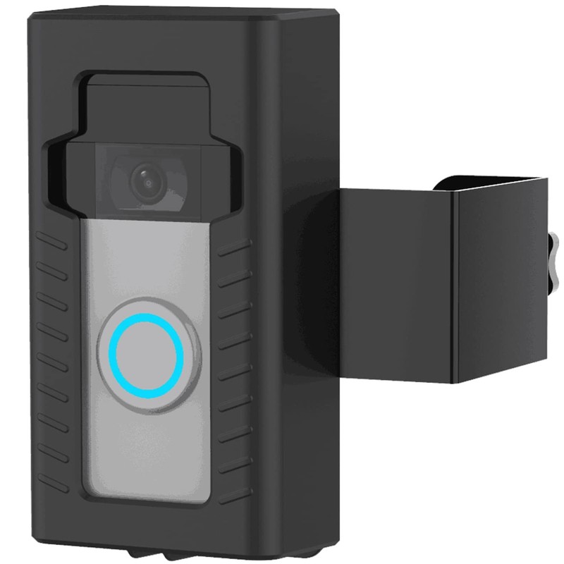 Anti-Theft Doorbell Door Mount,No-Drill Mounting Bracket for Video Doorbell cove