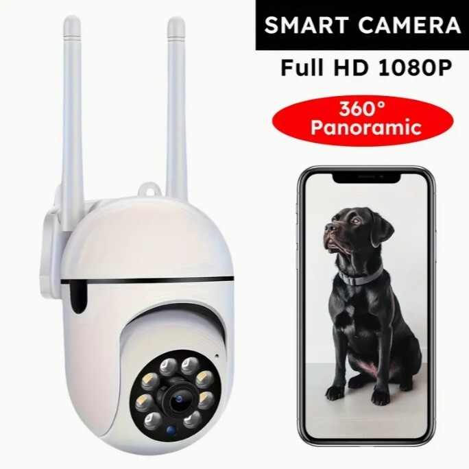 1080P HD Wireless WiFi Security Camera Indoor/Outdoor Camera with Night Vision