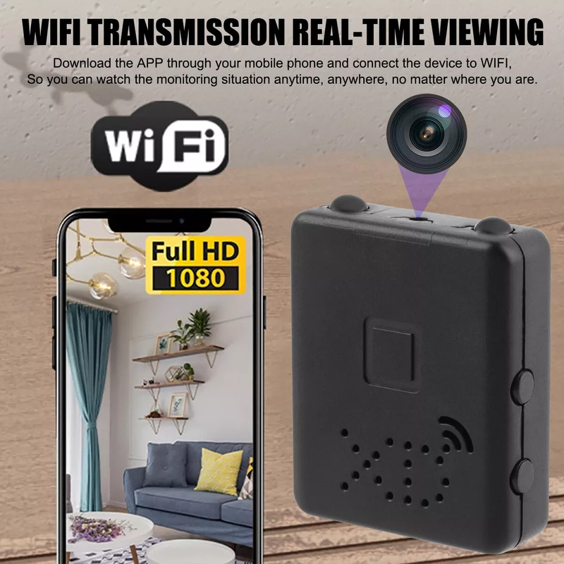 Mini Wifi Camera HD 1080P Home Security Camcorder Night Vision Micro Smart Cam· gallery