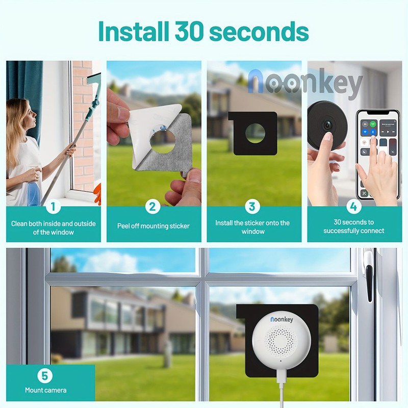 Brand New Excellent Dual-Band Wireless Window Camera for Home/Office, Pet Owners gallery