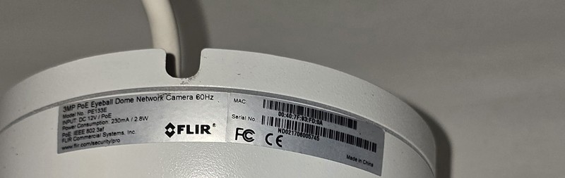 PE133E FLIR 3MP Fixed HD IP Weatherproof Dome Camera gallery