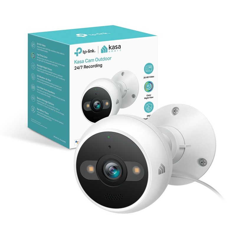 Kasa 2K Outdoor Wired Security Camera Person/Motion Detection 24/7 Recording 2 gallery