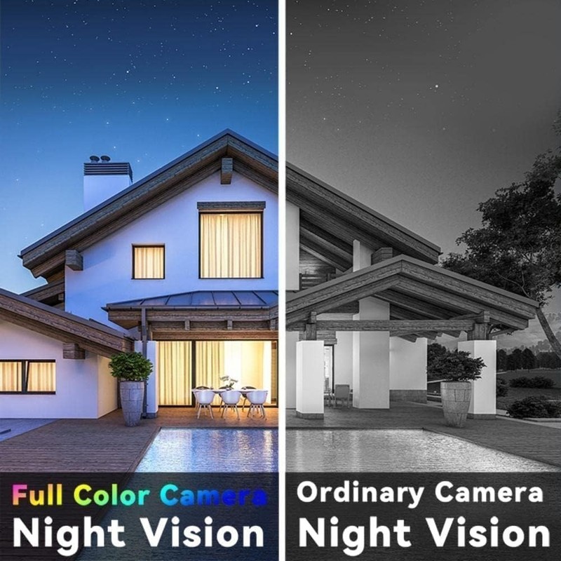 8MP PoE IP Full Color Night Vision Camera Outdoor/Indoor Metal Housing 2.8mm gallery