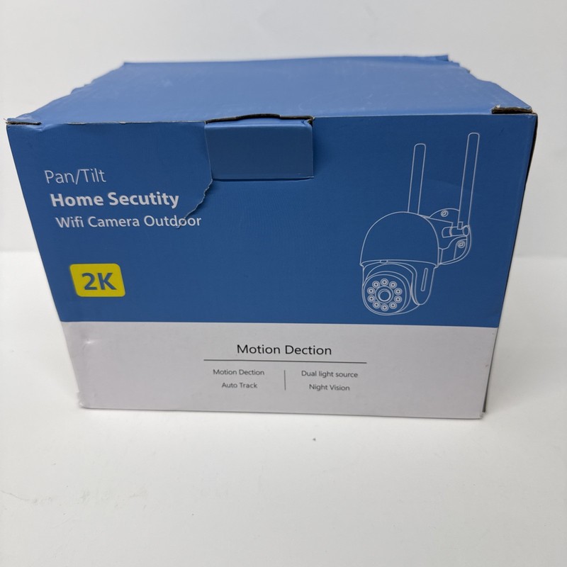 Pan/tilt Home Security WiFi Camera Outdoor Two Pack