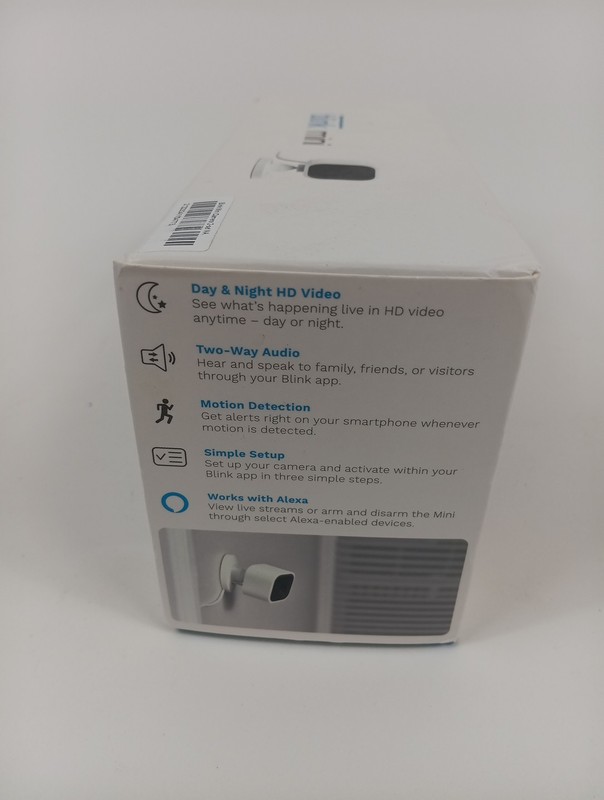 Blink - Mini Indoor 1080p Wi-Fi Security Camera (2-Pack) - White NEW SEALED gallery
