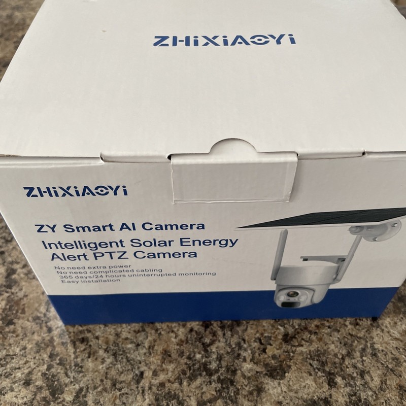 Solar Security Cameras Wireless Outdoor, 3MP Pan Tilt White – Cam