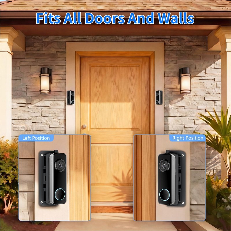 Doorbell Mount for Wyze Battery Video Doorbell and Video Doorbell v2,Wired, 3... gallery
