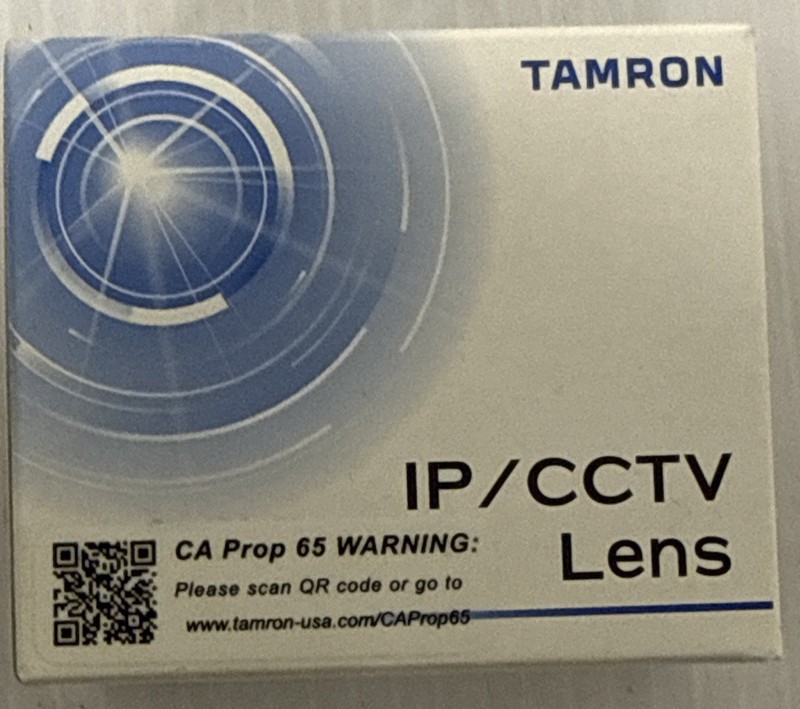 Tamron M13VP288IR 2.8-8mm F1.0 Varifocal DC Auto Iris IR CCTV Lens for Security gallery