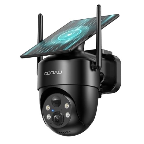 Wireless Solar Security Camera - 2K 360° Outdoor Surveillance, Color Night Visio gallery