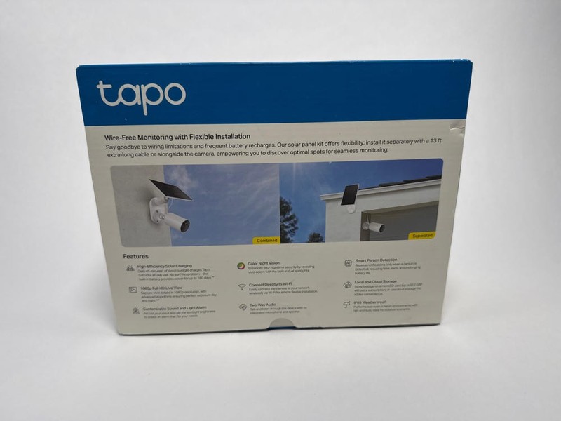 TP-Link Tapo SolarCam C402 Kit – Outdoor Battery Camera + Solar Panel gallery