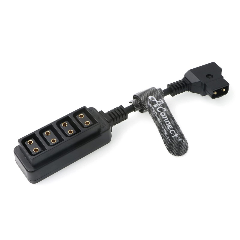 Dtap to 4 Port Dtap Female Power Cable for ARRI RED Cameras, TILTA, Steadicam…