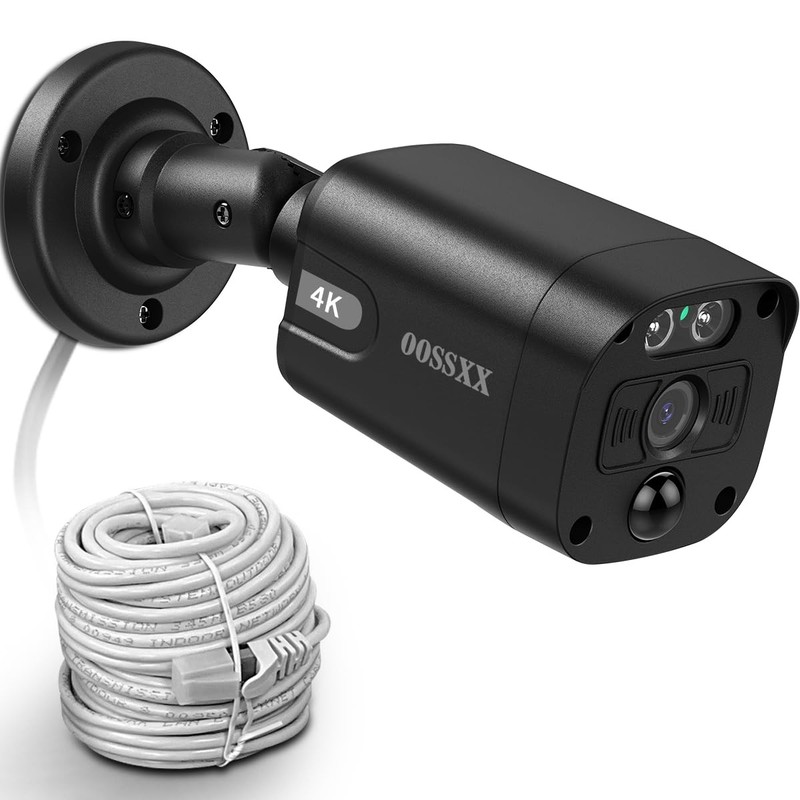 OOSSXX (2026 Updated) 4K 8MP Add-On PoE Security Camera for PoE NVR Systems, …