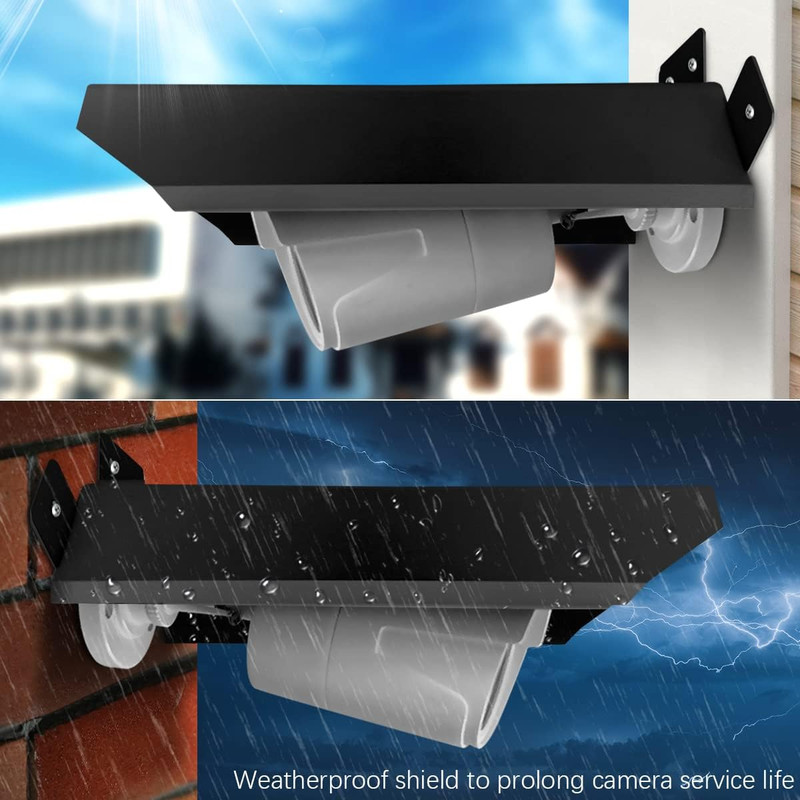 OOSSXX Universal Security Camera Sun Rain Cover Shield for Outdoor Surveillance gallery
