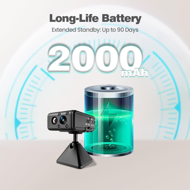 Camara Espia Oculta 4K Inalambrica Pequeñas Oculta Mini Cámara Recargable Espía gallery