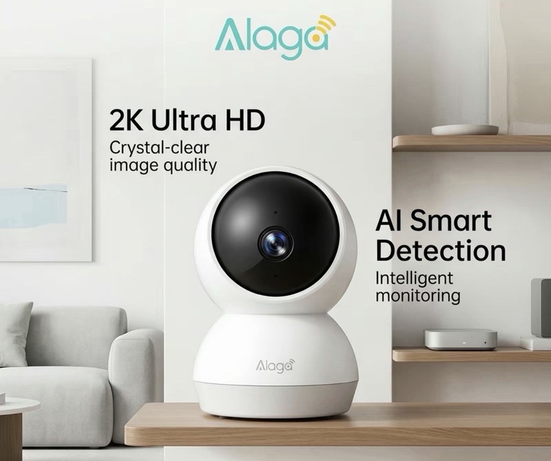 Alaga 2K Security Camera 5G 2.4G WiFi, 360° Pan, Human Pet Motion AI gallery