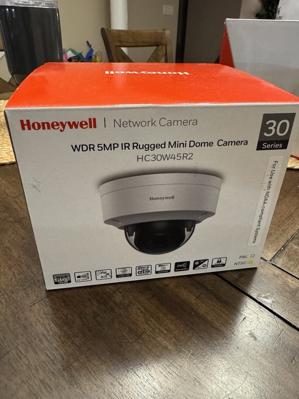 Honeywell HC30W45R2 30 Series WDR 5 MP IR Rugged Mini Dome Camera