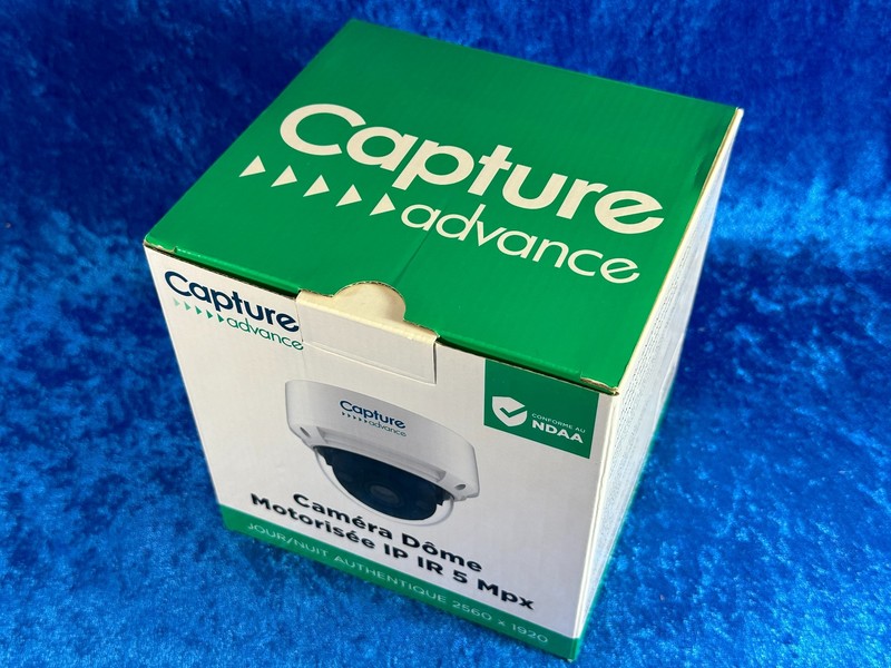 NEW! Capture R2-5MPDMTR Advance 5MP IP IR Dome Security Camera Advanced Analytic