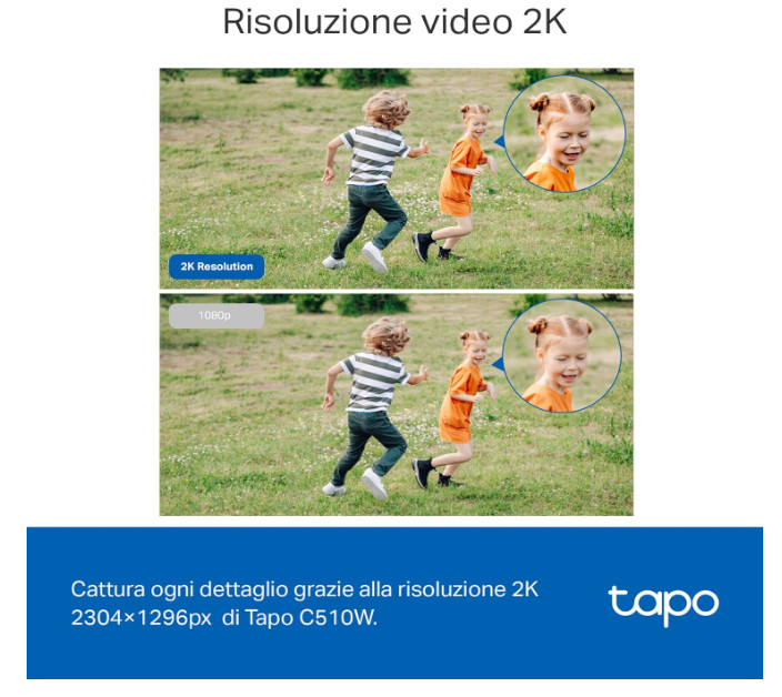 TP-Link Tapo C510W Outdoor WiFi Camera 2K 360° IP65 Night Vision Colors gallery