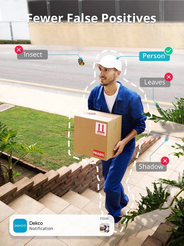 Sistema De 2 Wifi 1080P Camaras Seguridad Para Exterior Casa Interior Con Au... gallery