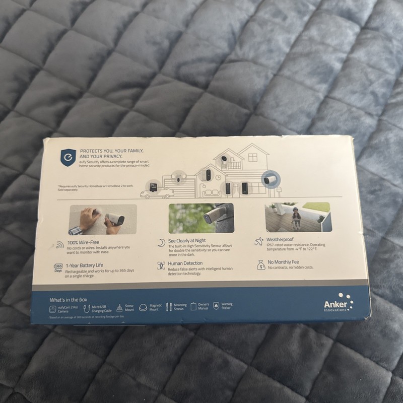 eufy Security - eufyCam 2 Pro Add-on Security Camera - White gallery