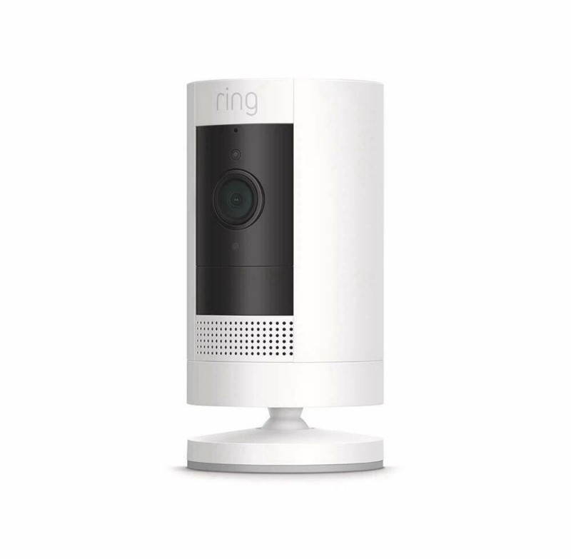 Ring Stick Up Cam Indoor/Outdoor 1080p WiFi battery Security Camera White 3rd gallery