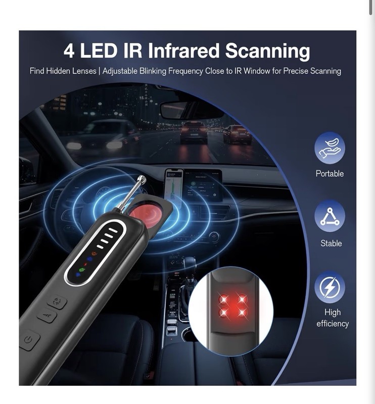 Hidden Camera Detectors, High Accuracy Camera Detector with Strong Anti-interfer gallery