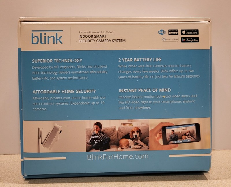 Security Camera, Blink Smart Home System, Mint condition, in original box gallery