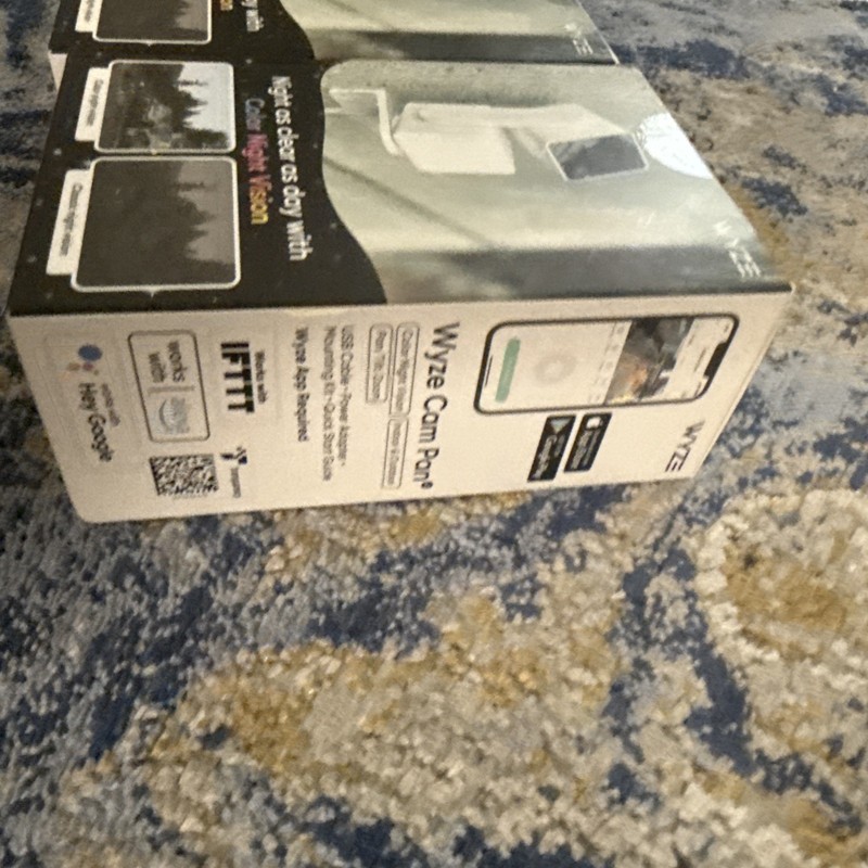 Lot Of 2 Wyze Cam Pan Indoor Outdoor Camera White WYZECPAN3 Sealed gallery