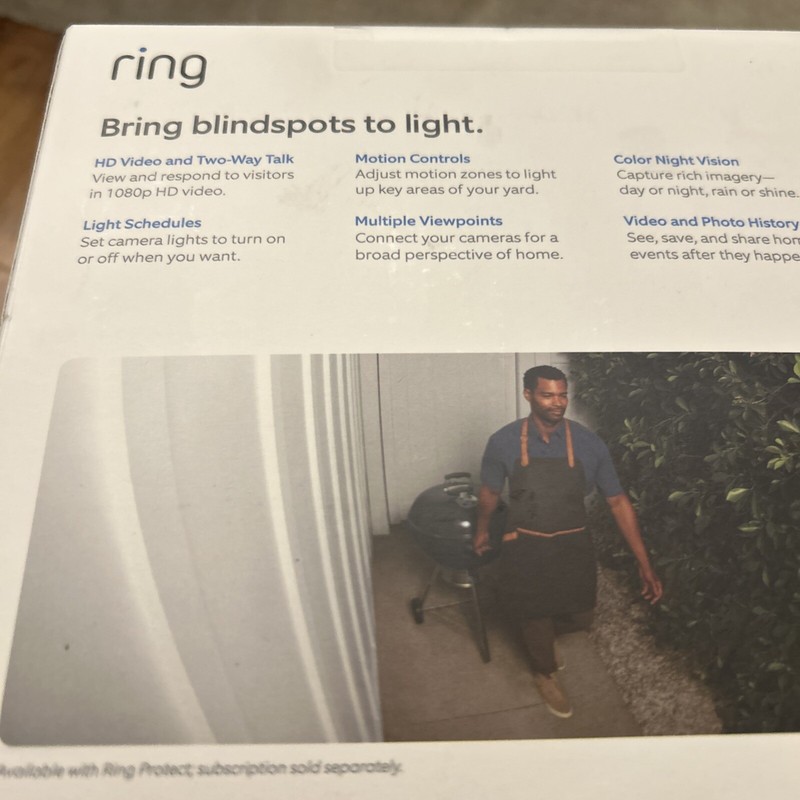 Ring - Spotlight Cam Plus 2-pack Camera Indoor/Outdoor Wireless 1080p Security gallery
