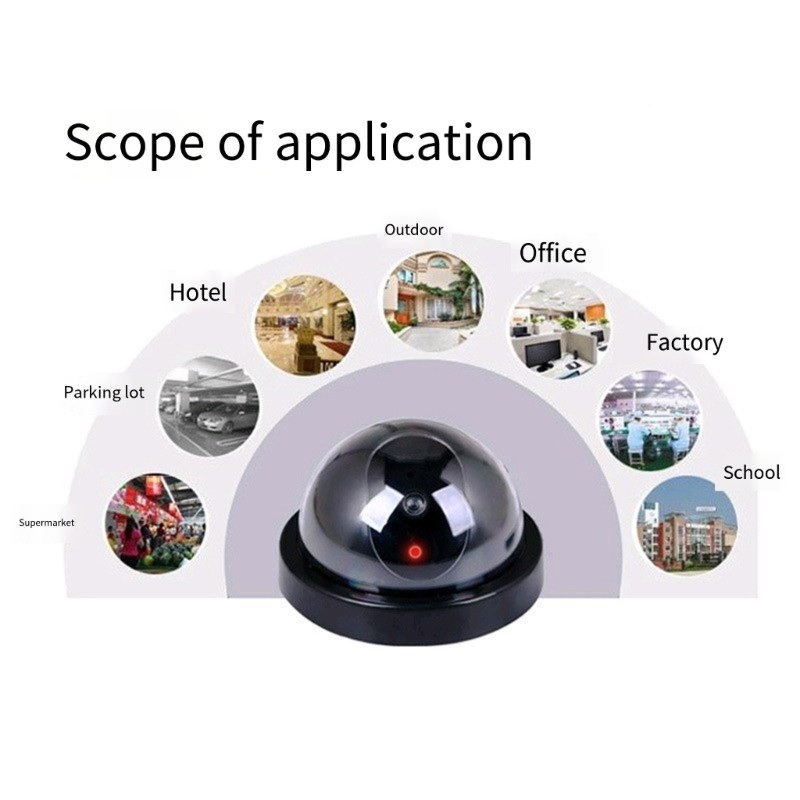 Dummy Fake Simulated Surveillances Security CCTV Dome Camera Indoor Outdoor gallery