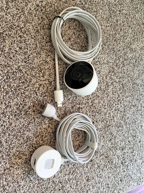 Google Nest Cam Outdoor (Wired) + Long 20ft Cable – Works Perfect