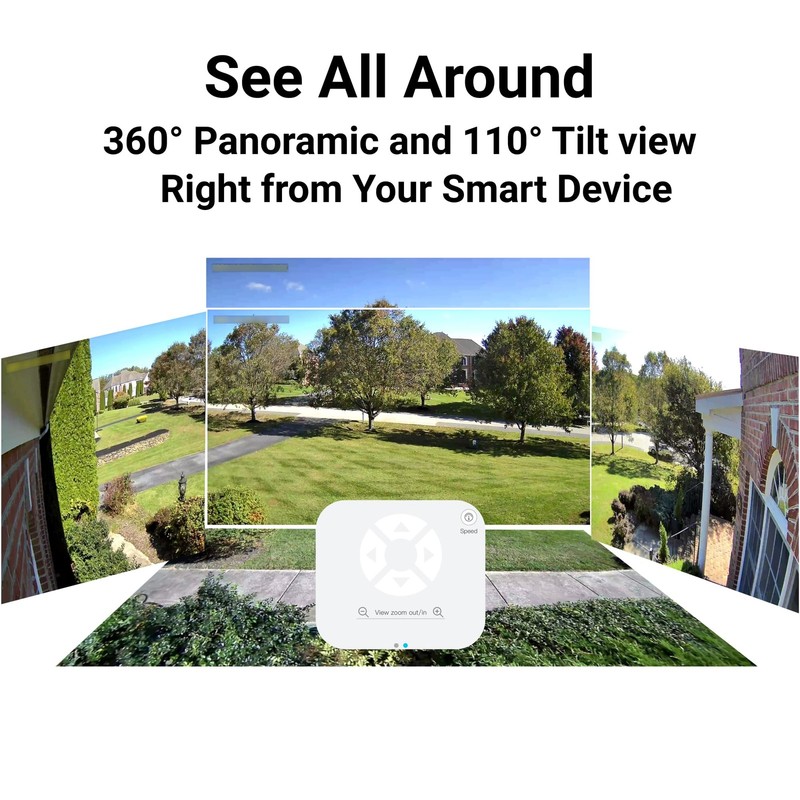 24/7 Recording Solar Floodlight Security Camera Wireless Outdoor, Motion-Acti... gallery