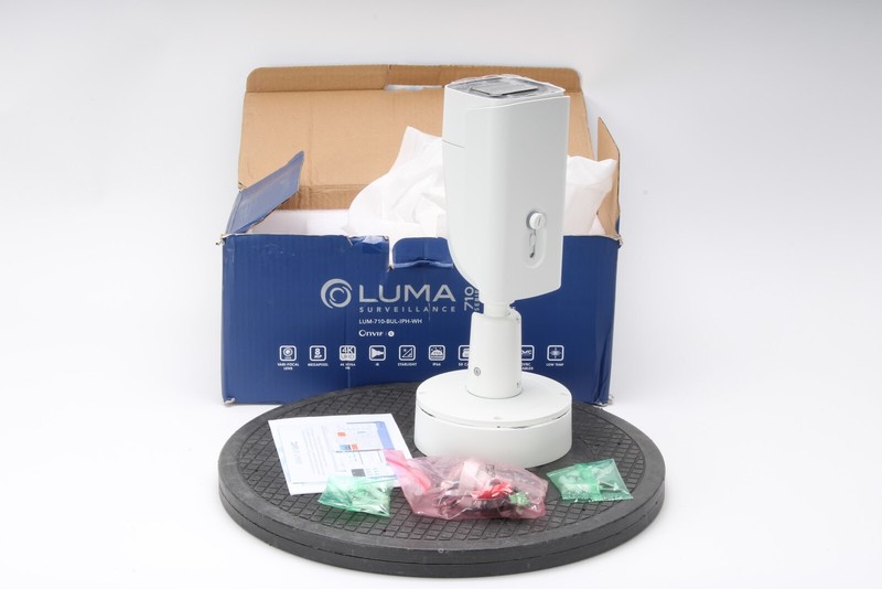 Luma LUM-710-BUL-IP-WH White Bullet IP Outdoor Camera With Accessories