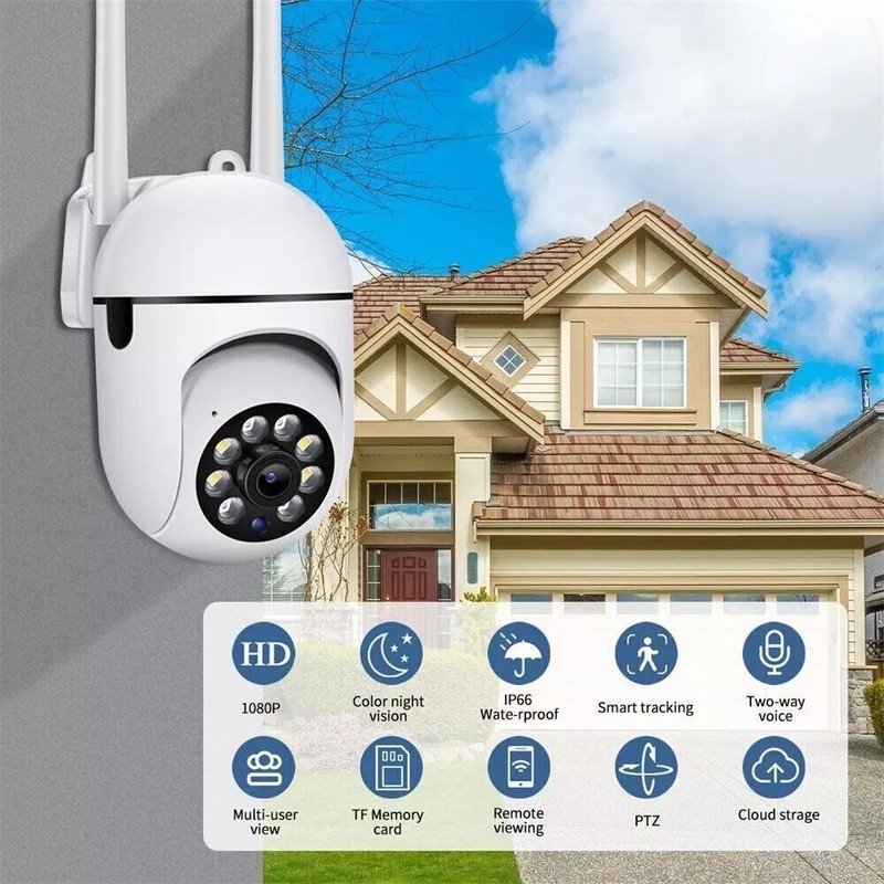4 Pack Security Camera Wireless 5G WiFi System Smart Outdoor Night Vision 1080P gallery