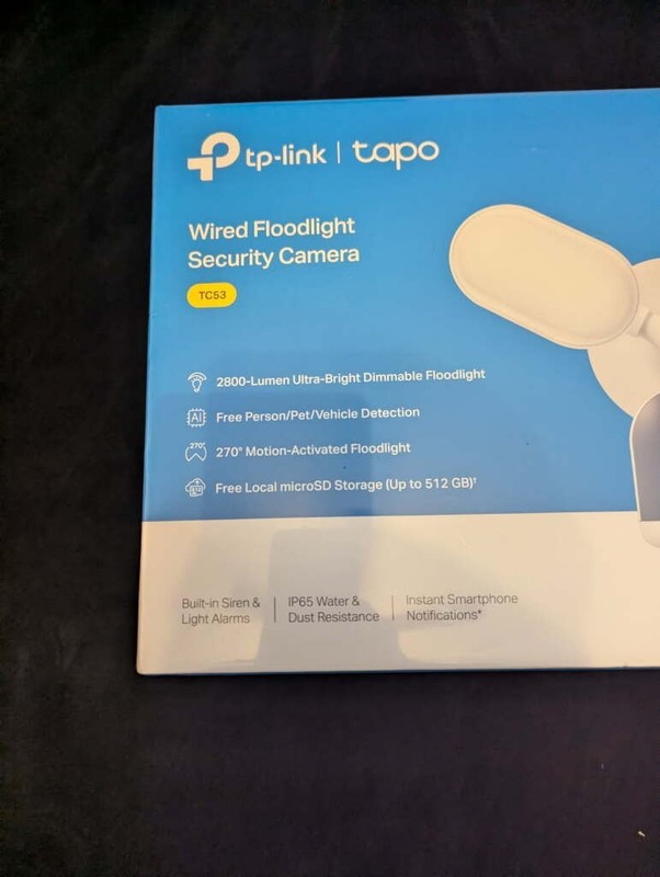 TP-Link Tapo Wired Security Light and Camera TC53 No Subscription Needed NIB gallery