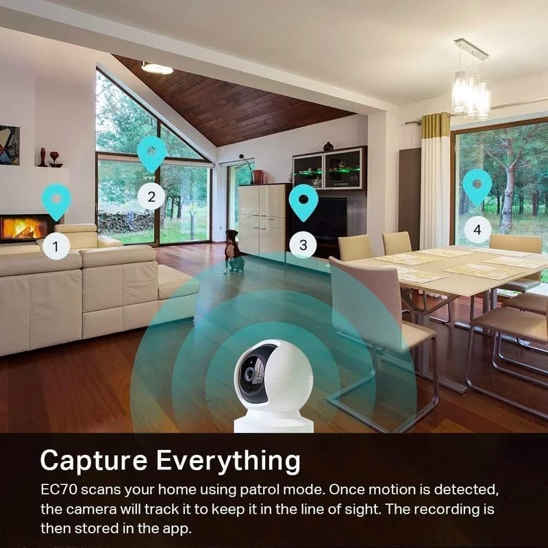 Kasa 1080p Indoor Pan/Tilt Wired Security Camera - Works as a Baby & Pet Moniter gallery