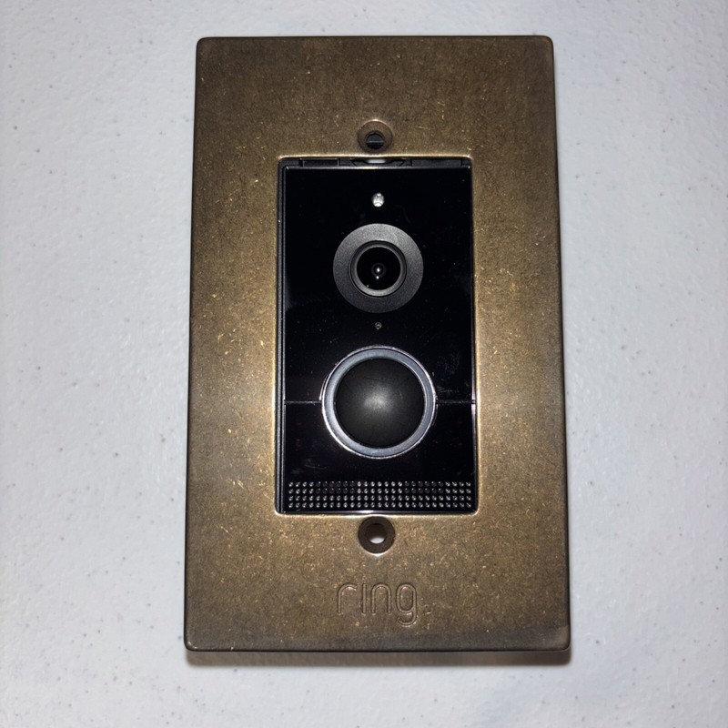 Rocky Mountain Hardware Silicon Bronze Medium Faceplate For Ring Doorbell Elite