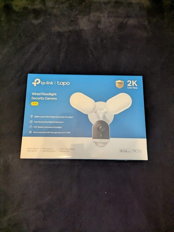 TP-Link Tapo Wired Security Light and Camera TC53 No Subscription Needed NIB gallery