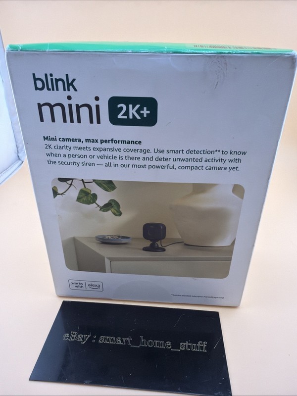 Blink Mini 2K+ (newest model) 2 cameras (Black) gallery