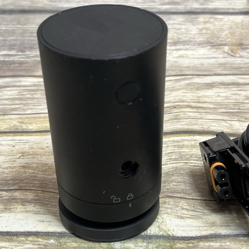 Ring Camera Model 5UM7E5 Black with Battery and Charger Stick Up Cam gallery